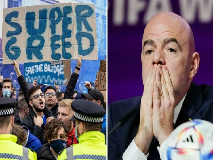 Chủ tịch FIFA Infantino đứng sau vụ đòi thành lập Super League, dư luận thêm phẫn nộ