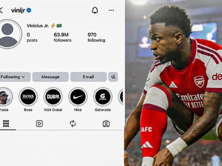 Vinicius "xóa" sạch thông tin về Real, Arsenal đếm ngày siêu sao cập bến