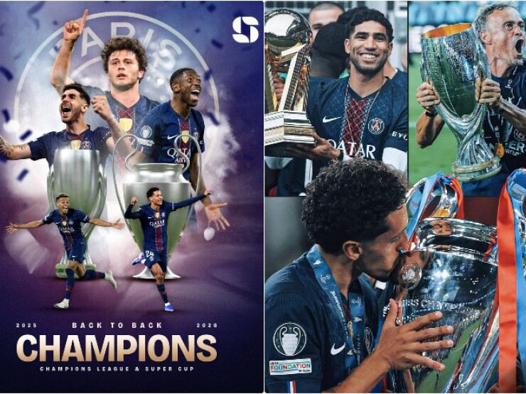 PSG giành Siêu cúp châu Âu: 10 danh hiệu/2 mùa, xứng danh "Vua săn cúp"