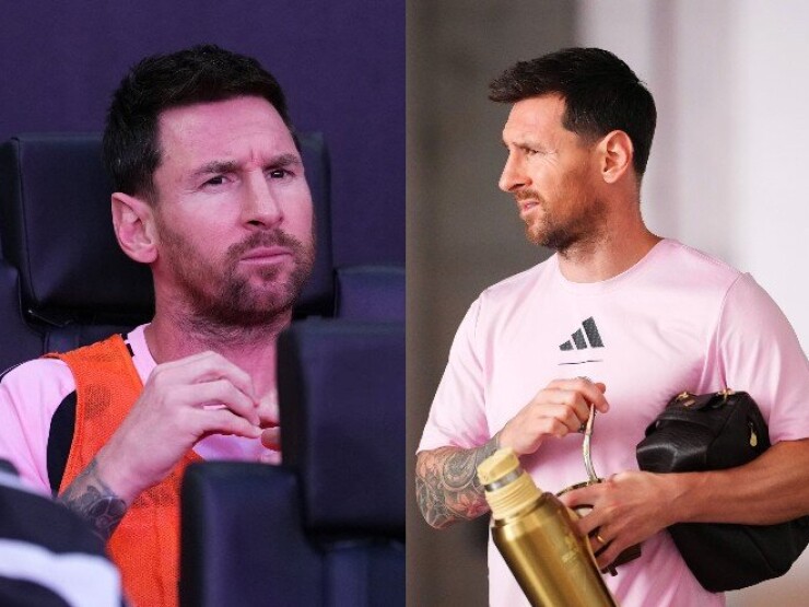 Xúc động Messi tái xuất sau cú sốc cha qua đời, được đối thủ ôm và nhấc bổng