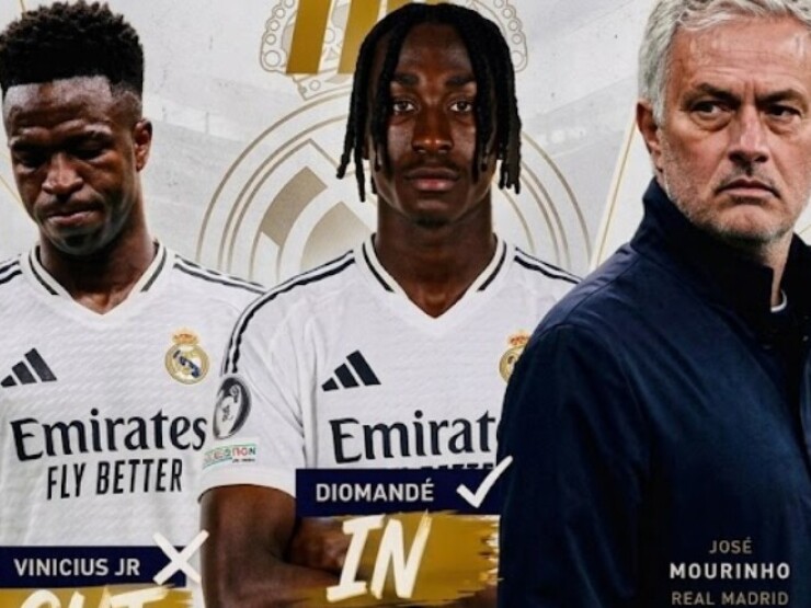 Rộ tin Real sắp "trảm" Vinicius, Mourinho tin dùng Diomande