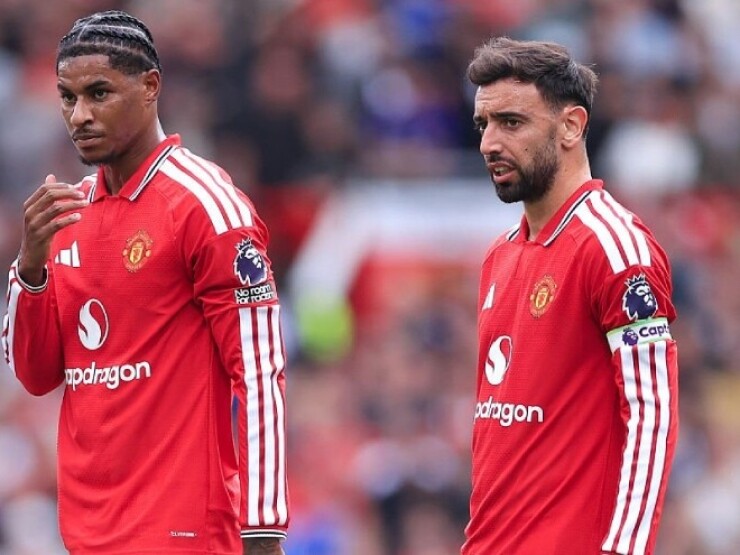 Fernandes - Rashford "mất điểm" nhất dàn sao MU sau khởi đầu thảm họa