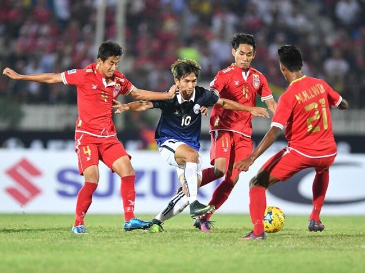 Trực tiếp bóng đá Campuchia - Myanmar: Nỗ lực không thành (FIFA ASEAN Cup) (Hết giờ)