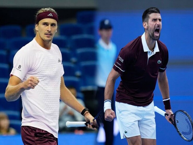 Trực tiếp tennis Zverev - Djokovic: Đoạn kết nghẹt thở set 3 (China Open) (Kết thúc)