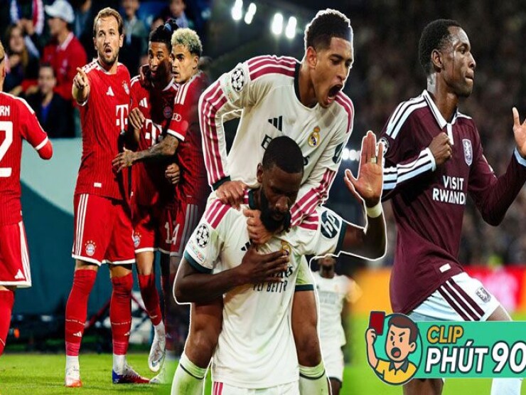 Real Madrid ngược dòng nhờ "bàn thắng vàng", "Hùm xám" Bayern suýt bị tý hon Viking "bẻ nanh"